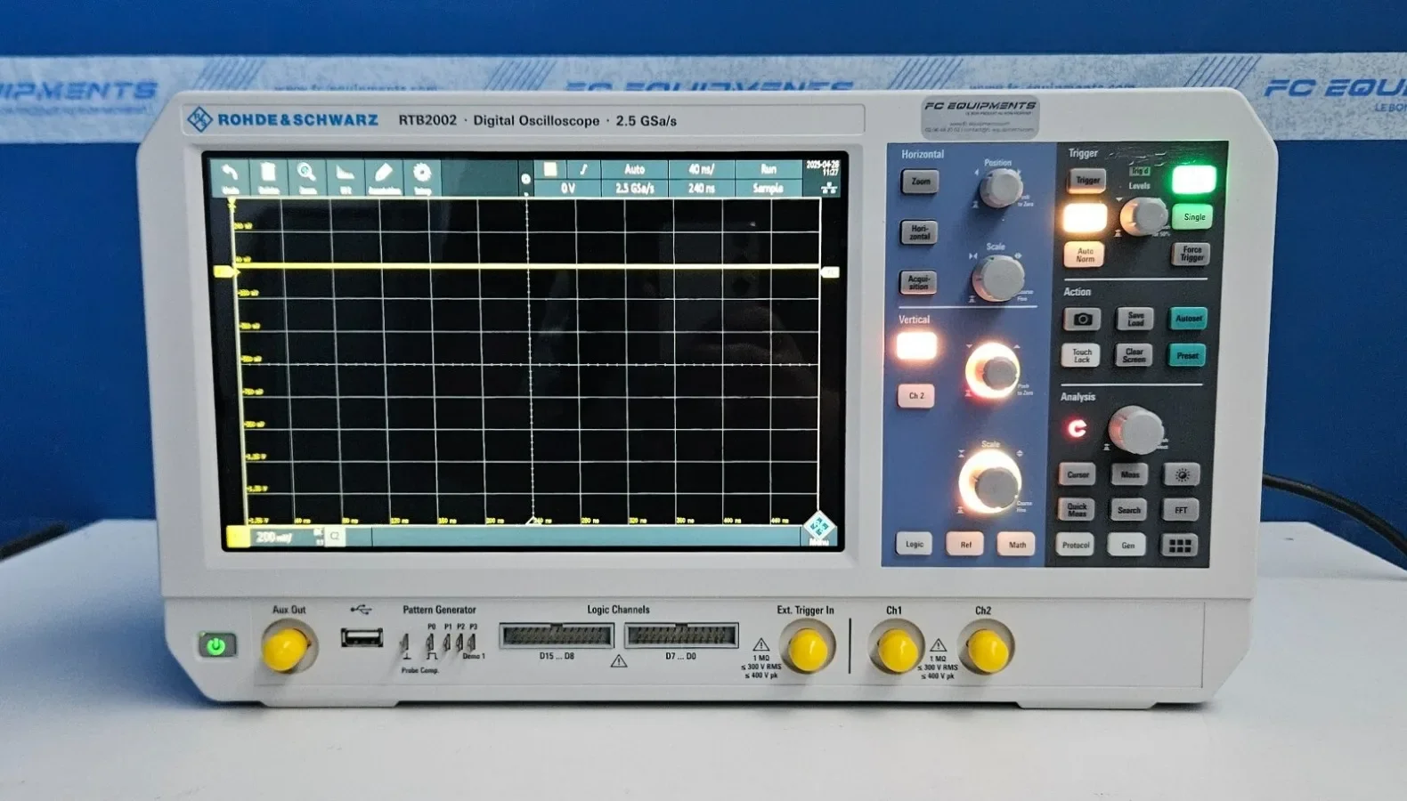 1PC R&S Rohde And Schwarz RTB2002-B221 Digital Oscilloscope 100MHz 2CH 2.5GS/s In Stock #familitrade