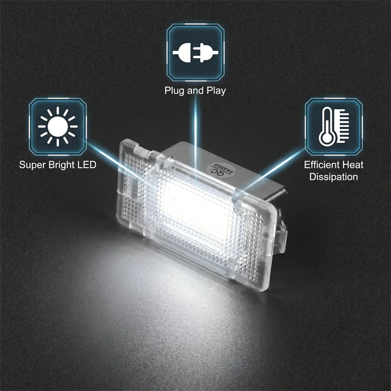 63316962039 For BMW E46 E60 E61 E90 E87 F10 E81 F20 F21 E39 Canbus No Error Interior Glove Box Lamp Luggage Trunk Light