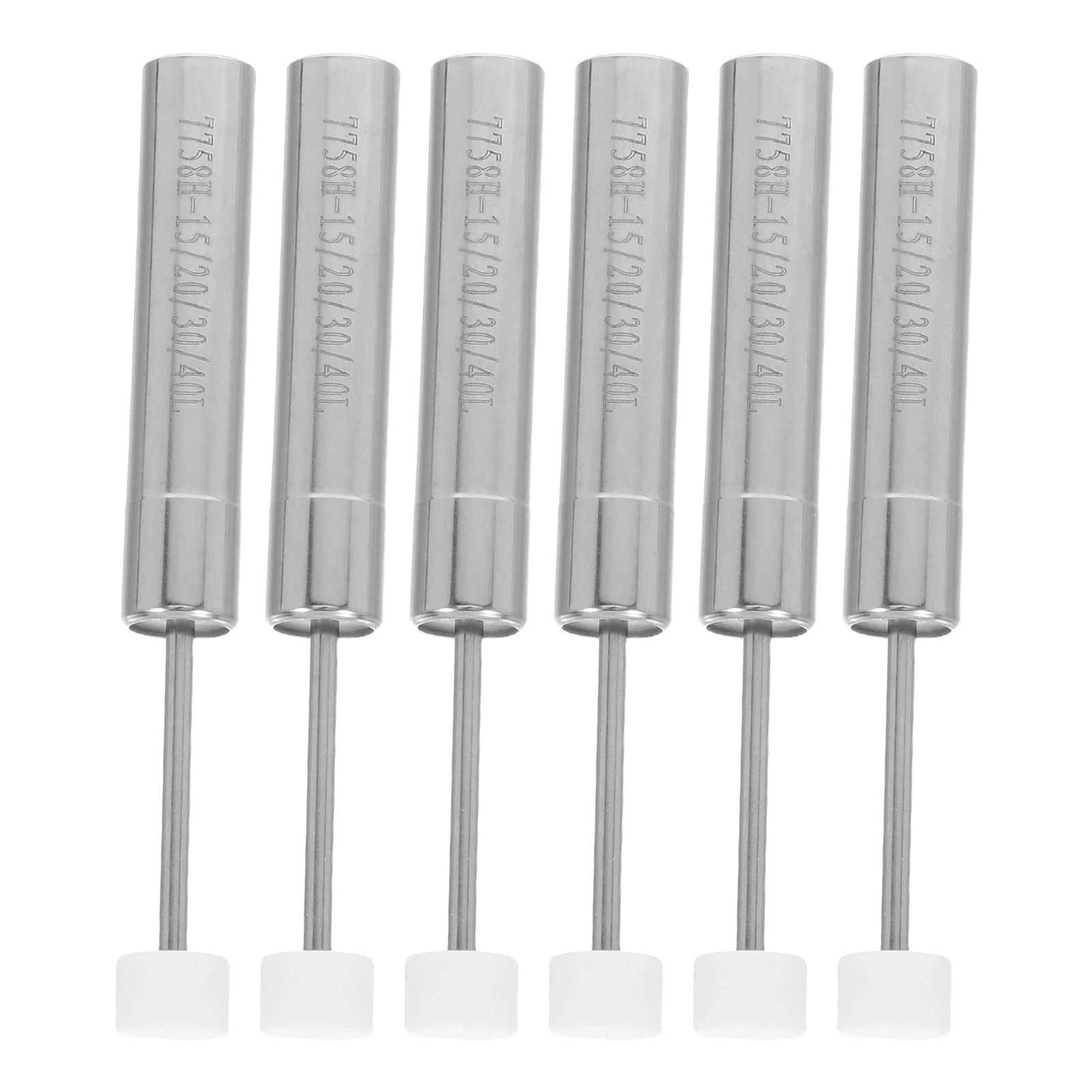 

6pcs Hydraulic Soft Close Damper 55~ Trash Can Lid Mechanism Quiet Parts Nickel plated Iron Cabinet Damping Design Strong