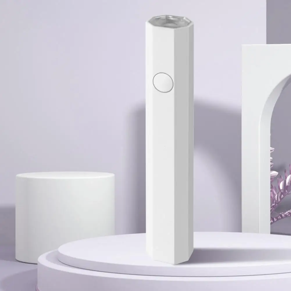 1 ชิ้นมินิแบบพกพาเครื่องเป่าเล็บ UV LED โคมไฟสำหรับเจลแห้งเร็วเล็บมืออาชีพเครื่องทำเล็บมือเล็บ W2X6