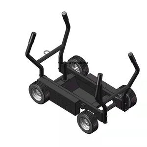 Home Gym Fitness Equipment Plate Loaded Adjustment Push Double Magnetic Resistance Tank Sled With Wheels Tank Sled Car