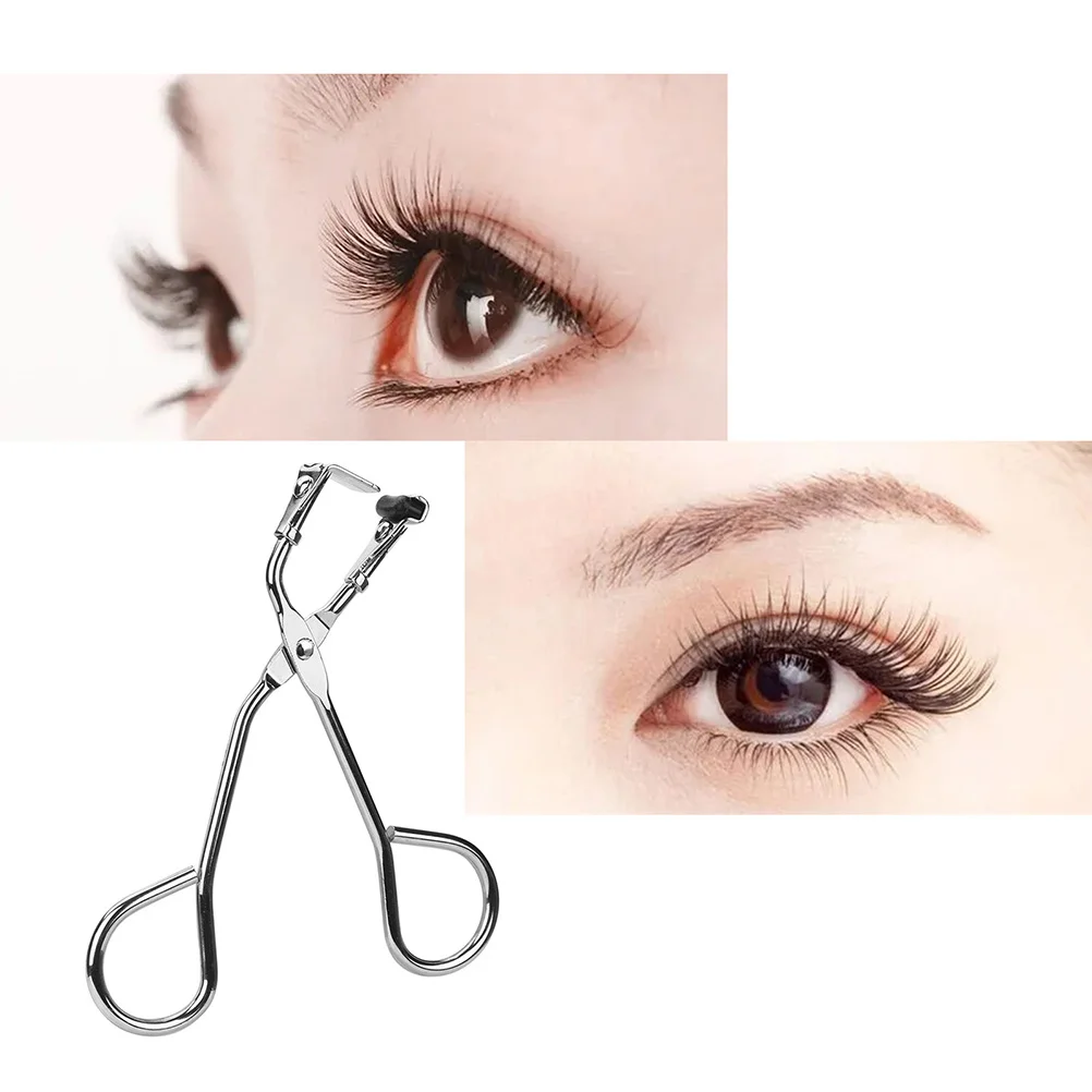 

Eyelash Curler for Makeup Stainless Steel Curling Lash Tools Handheld Eyelash Curling Clip Eyelashes Curler Silver