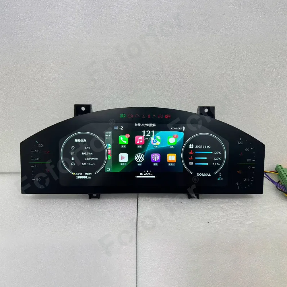 12.3Inch LCD Digital Instrument Cluster For Porsche Cayenne 2002-2009 Cockpit Screen Odometer Auto Speed Meter Speedometer-