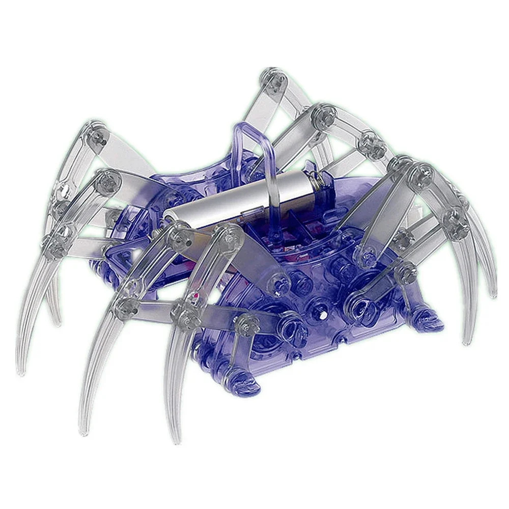 DIY Kit Electronic 8-Legged Spider Robot Lifelike Electric Crawling Simulation Toy DIY Soldering Practice Kit