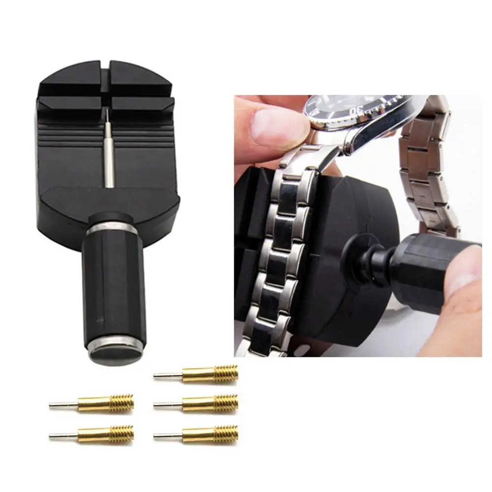 1/2Set 11pcs Watch Link Removal Tool Kit, Watch Band Tool Strap Chain Pin Remover Repair Tool Kit For Watch Band Strap Adjust