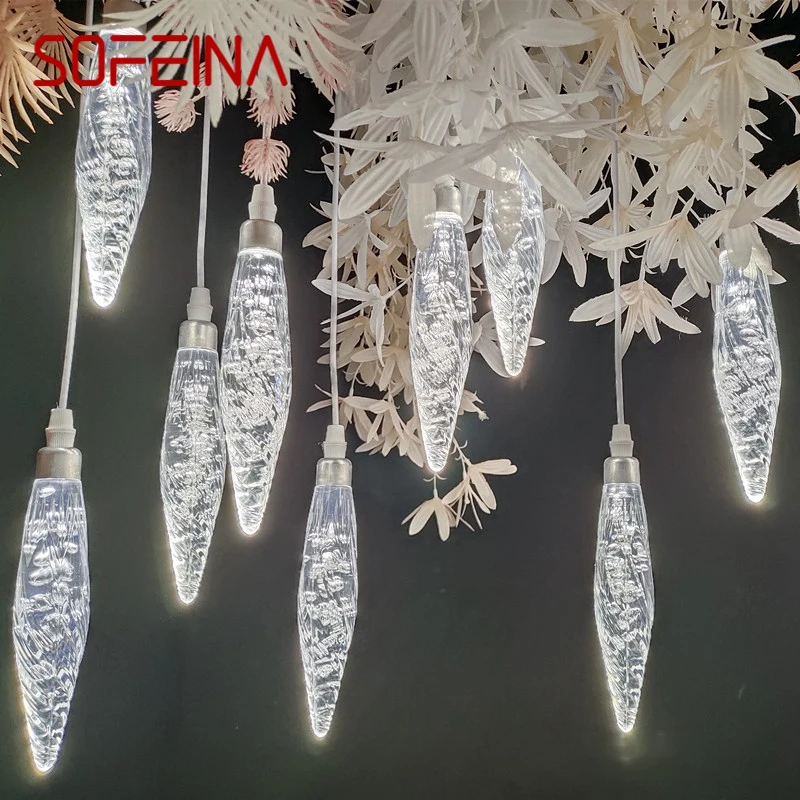 

SOFEINA Modern Wedding Pendant Lamp Festival Lights Atmosphere LED Light For Party Stage Prop Background Decorationnd