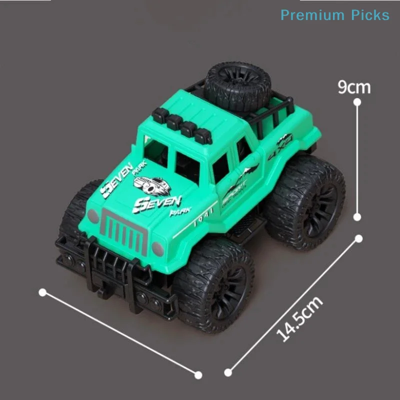 portableFriction Powered Kids Monster Truck Off Road Plastic Car Safe Durable Vehicle for Children Playroom