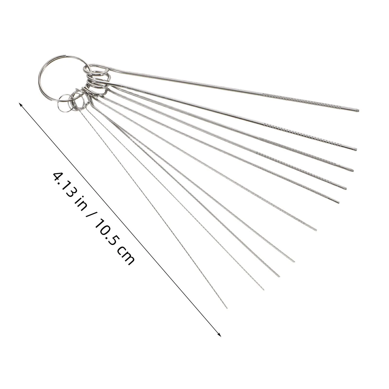 6Pcs High Precision Stainless Steel Welding Torch Nozzle Cleaner Needles for Cutting Torch Carburetor Showerhead Tube Brush