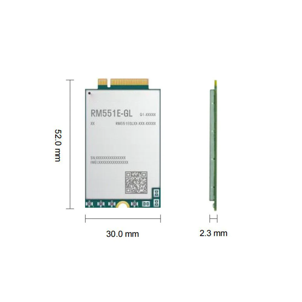 New RM551E-GL 5G Sub-6GHz & mmWave M.2 Global GNSS Module 7Gbps Rel 17 X75 Chipset For 5G CPE Router Wireless Bridge Monitoring