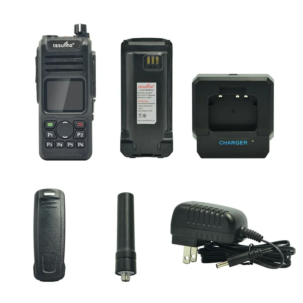 R Tesunho TH-682 4G LTE Portable Walkie-Talkie With Battery