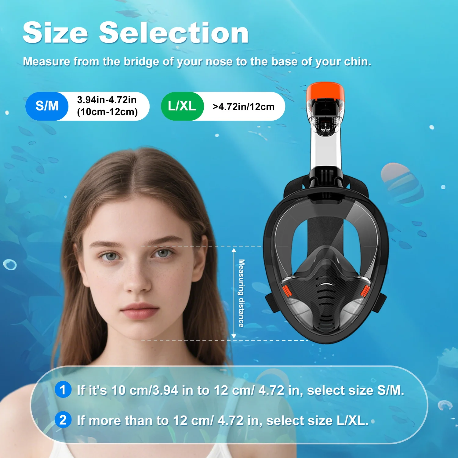 수중 스쿠버 안티 포그 풀페이스 다이빙 마스크 드라이 스노클링 호흡 마스크 안전 방수 수영 장비 성인용