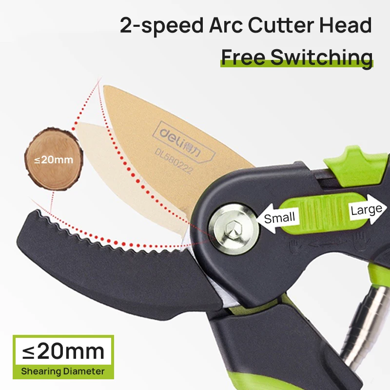 Cesoie da potatura da giardino di livello industriale Strumenti Taglierina da giardinaggio per risparmiare manodopera Strumenti per potatura per la raccolta di frutta in vaso per la casa