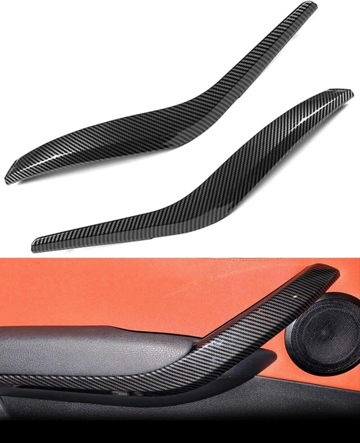 

2 Colors For BMW X1 E84 2009-2015 Door Handle Cover Replacements Left Side Right Side Inner Door Grab Handle Cover