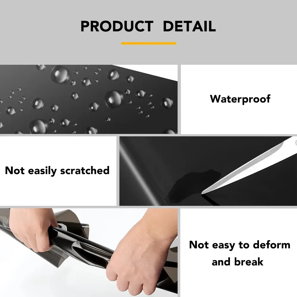 Car Headlight & Taillight & Fog Light Lamp wrap Film Smoke Black TPH PU PPF Protective Film For Car Styling Motorcycle Decorate image 5