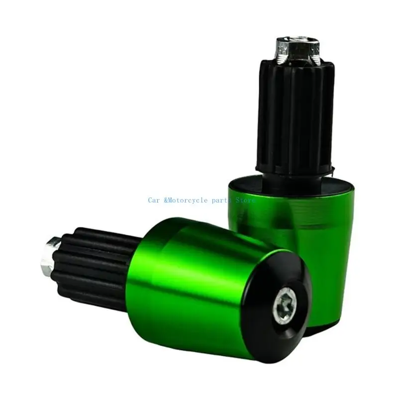 Y9UC أغطية نهاية شريط الدراجة النارية تصميم ممتاز مقاوم للصدأ مع مجموعة تركيب سهلة لسلامة الدراجين ملحقات مقاومة للغبار قطعتان #5