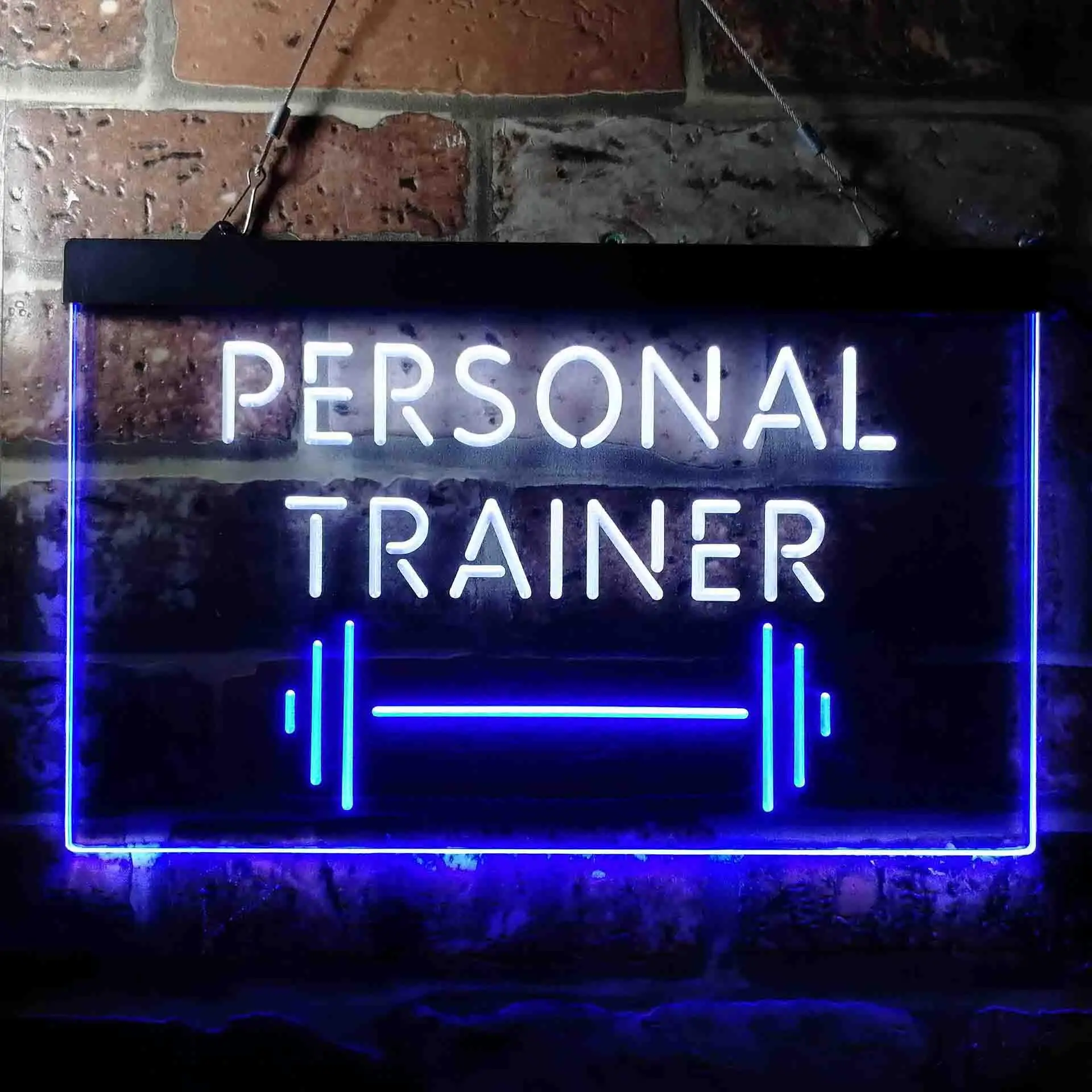 

Personal Trainer Fitness Center Dual Color Led Neon Sign st6-i3654