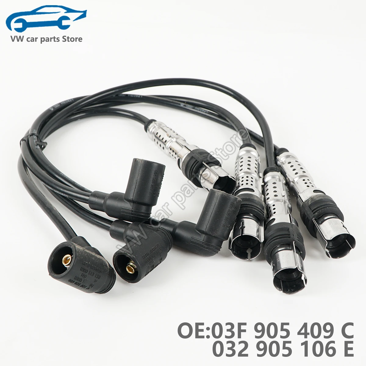 03F905409C 032905106E Ignition Coil Ignition Cable Kit For Audi A1 A3 VW BEETLE CADDY POLO 1.2T 03F 905 409 C 032 905 106 E