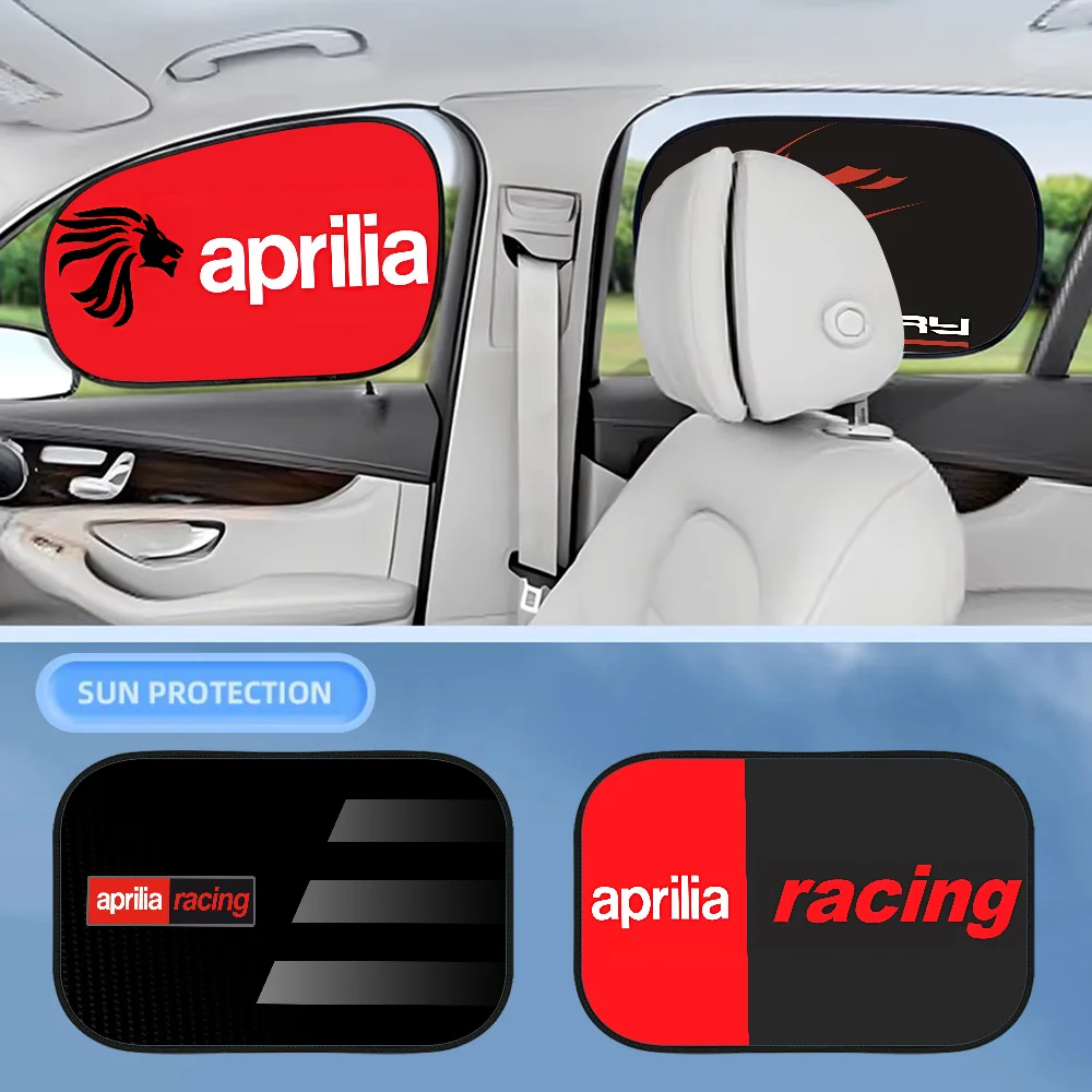 

A-Aprilia Motorcycle Car Sun Shade UV Protection Electrostatic Adsorption Car Window Sunshade For Kids Outdoor Sunscreen