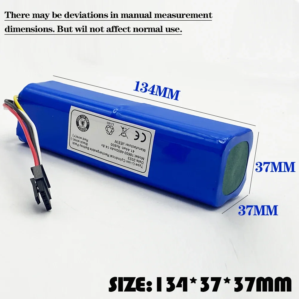 14.8V 4800mAh Robot Battery for CECOTEC CONGA 4090 4490 4690 4590 Sweeping robot battery
