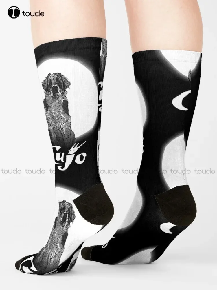 Cujo Horror Horror Film Horror Fan Animal Dog Socks Halloween Workout Socks Women 360° Digital Print Street Skateboard Socks New