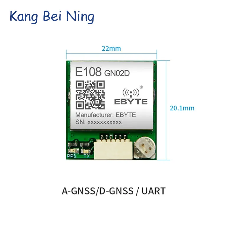 GPS Module EBYTE E108-GN02D 10Hz BDS/GPS/GLONASS Multi-System Joint Positioning Wireless Module Multi-mode Satellite Position