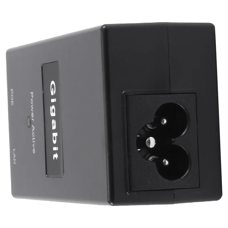 A37T-2X Gigabit POE Injector 10/100/1000Mbps/1G/2G Compatible IEEE802.3Af/At Passive Power Supply For POE Device EU Plug