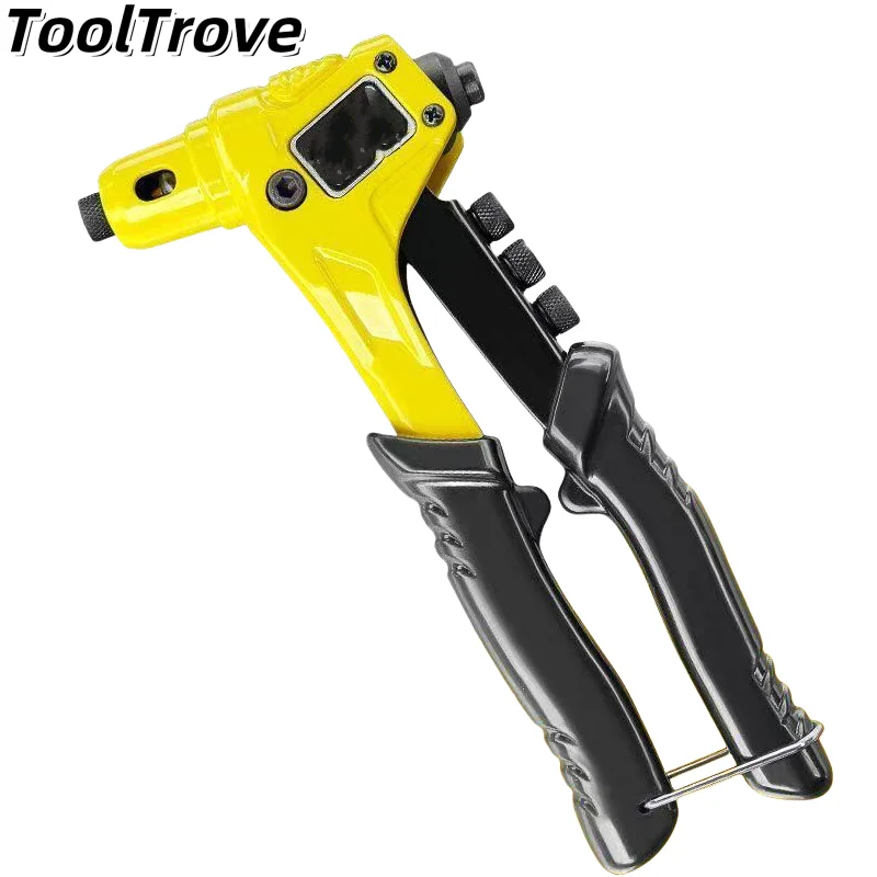 Industrial-Grade Single-Handle Rivet Gun - 8-Inch Manual Blind Rivet Gun, Labor-Saving Riveting Tool for Home & Industrial Use