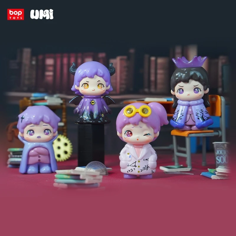 

UMI MBTI Crossing The World Series, украшения для слепых коробок, милые и искрящиеся модные фигурки слепых коробок и коллекционные игрушки в подарок