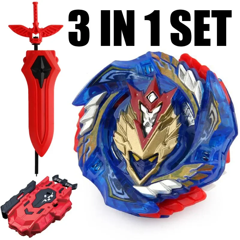 

B-X TOUPIE BURST BEYBLADE Spinning Top B-127 Starter Cho-Z Valkyrie.Z.Ev W/ NEW Sword LR Launcher
