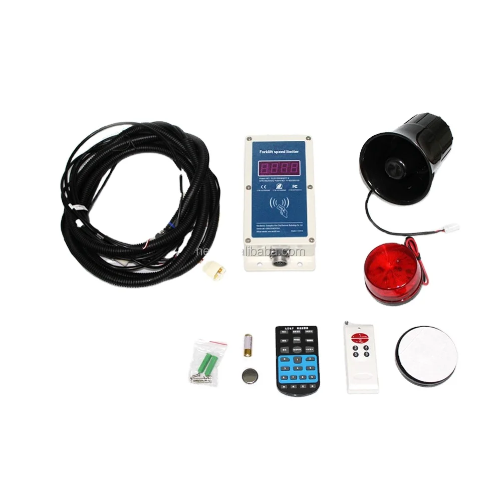 

Forklift Safety System Over Speed Control with Audible and Visible Alarm Overspeed Alarm