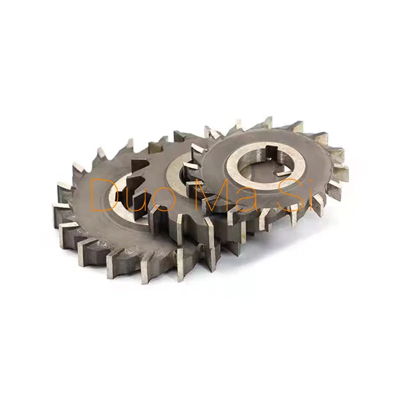 NEW 1PCS 50mm 63mm 75mm 80mm 100mm 125mm 130mm 150mm HSS Three Straight Tooth Blade Face Milling Cutter,4mm-20mm thickness