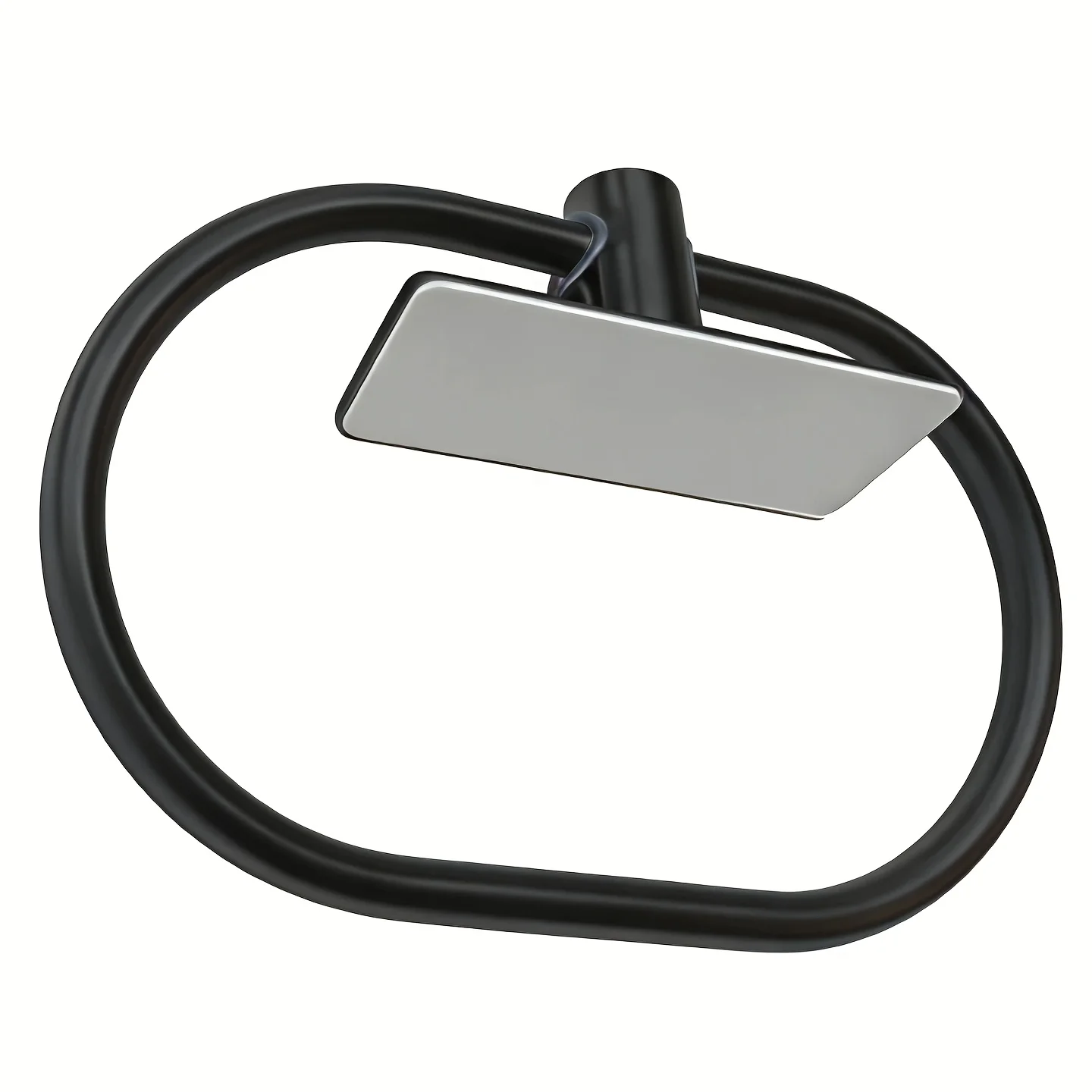 180° Rotatable Self Adhesive Towel Ring 1 Pack No Drilling Easy Install Multi Color Wall Hanging Towel Rack Bathroom Kitchen Org