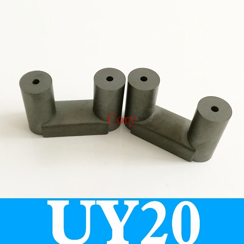 1Pair UY20 Al 3750nH/N2 UU transformer ferrite core UR64/40/20 Isolator ferrite bead RF choke ferrite MnZn PC40