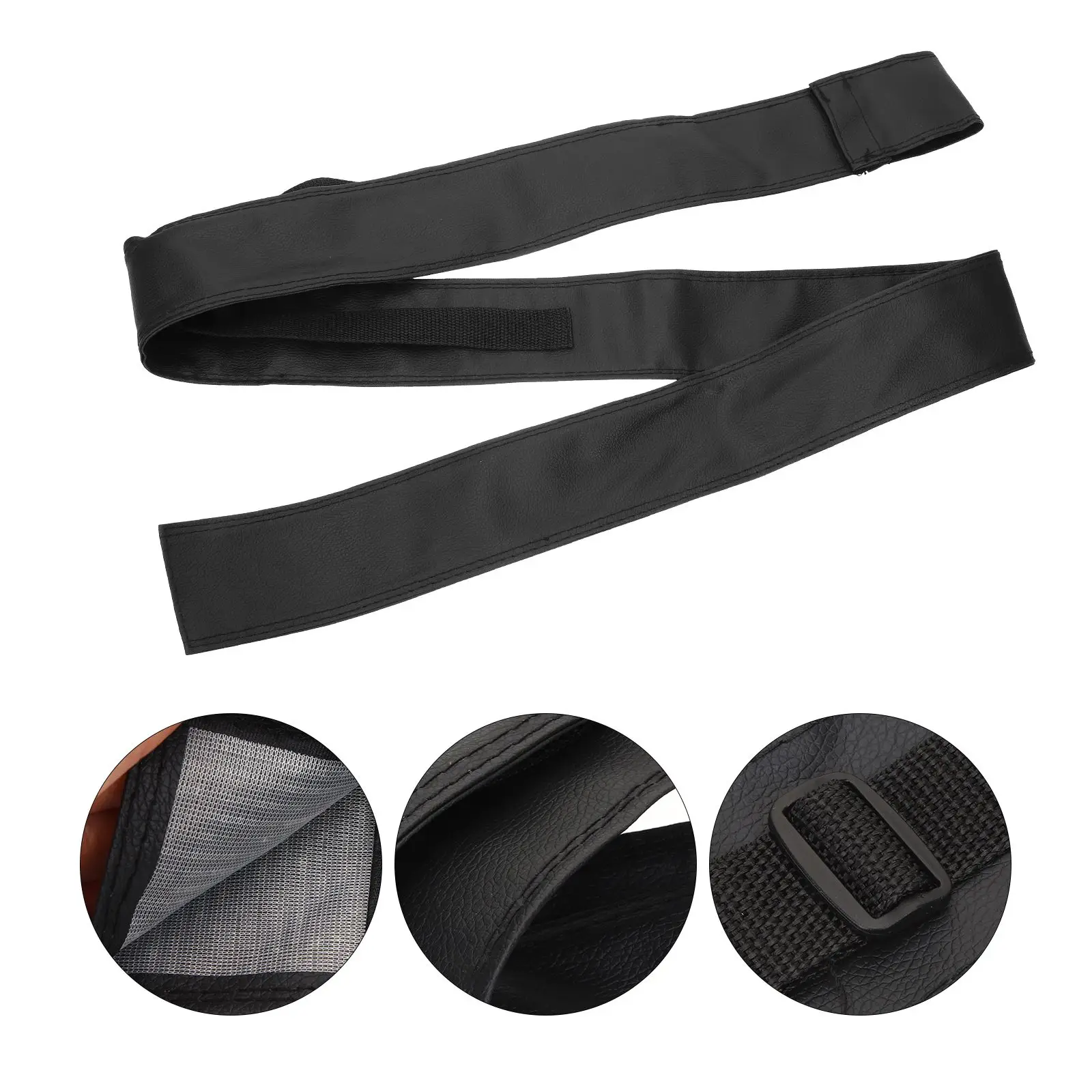 Pool Bag Billiard Snooker Storage Pouch Durable PU Adjustable Strap Portable Organizer Accessories Damage Travel