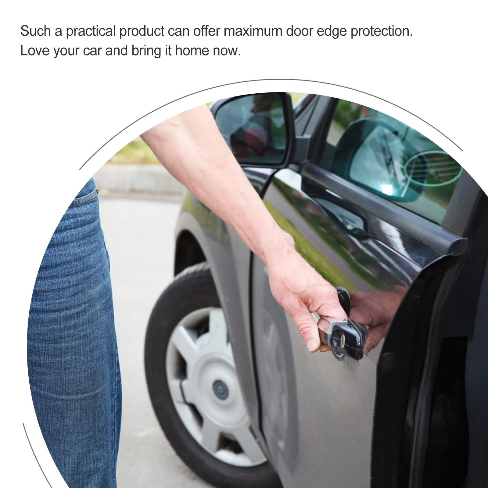 

10M Car Guard Trim Glossy Durable Door Anti-Scratch Guards Protector Strip Auto Door Protector Crash Tape Car Accessories Seal