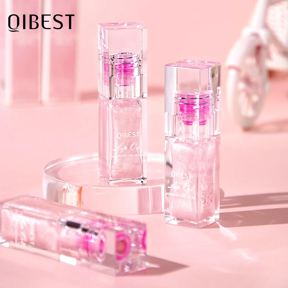 

QIBEST Lip Oil Gloss Temperature Color Changing Moisturizing Makeup Lipstick Hydrating Lip Plumper Extreme Lip Care Cosmetics