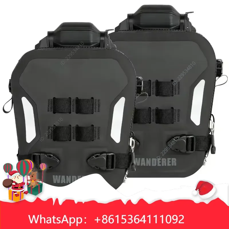 de alta calidad for Motorcycle Travel Cycling Bag Waterproof Airtight Strip Reflective Anti-fall Compatible For Model，1pc