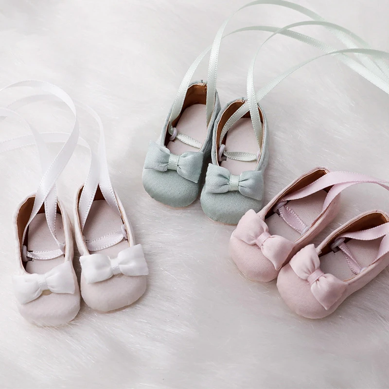 1/6 sapatos de boneca bjd feitos à mão 4.6cm * 2.1cm boneca princesa sapatos de balé sapatos de dança para dollfie sonho meados dk soom dod dollmore luts