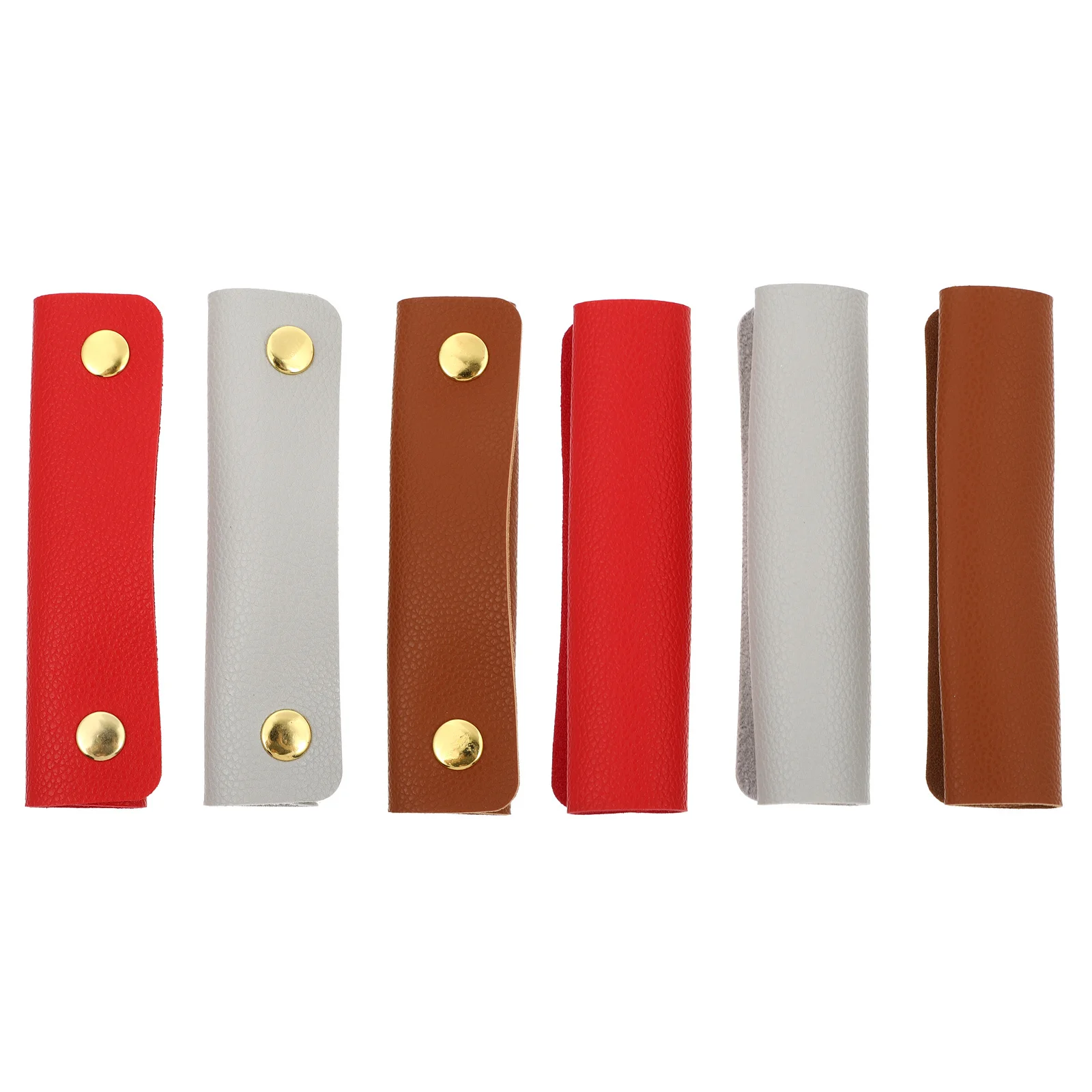 

6Pcs Bag Handle Wraps PU Durable Handbag Handle Covers Replacement Bag Accessories Hand Protector DIY Supplies