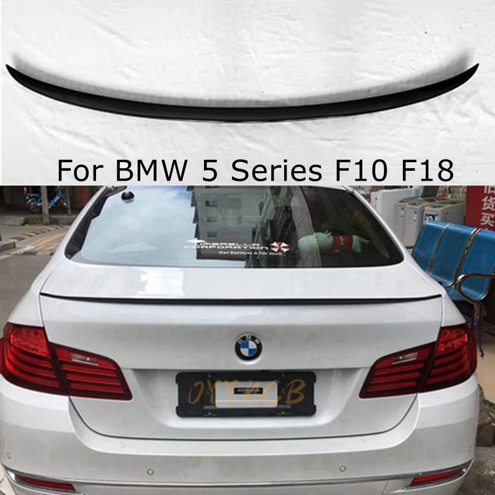 

FOR BMW 5 Series F10 F18/F10 M5 Sedan MP/M5/M4/PSM Style ABS Gloss Black Rear Spoiler Trunk Wing 2009-2017