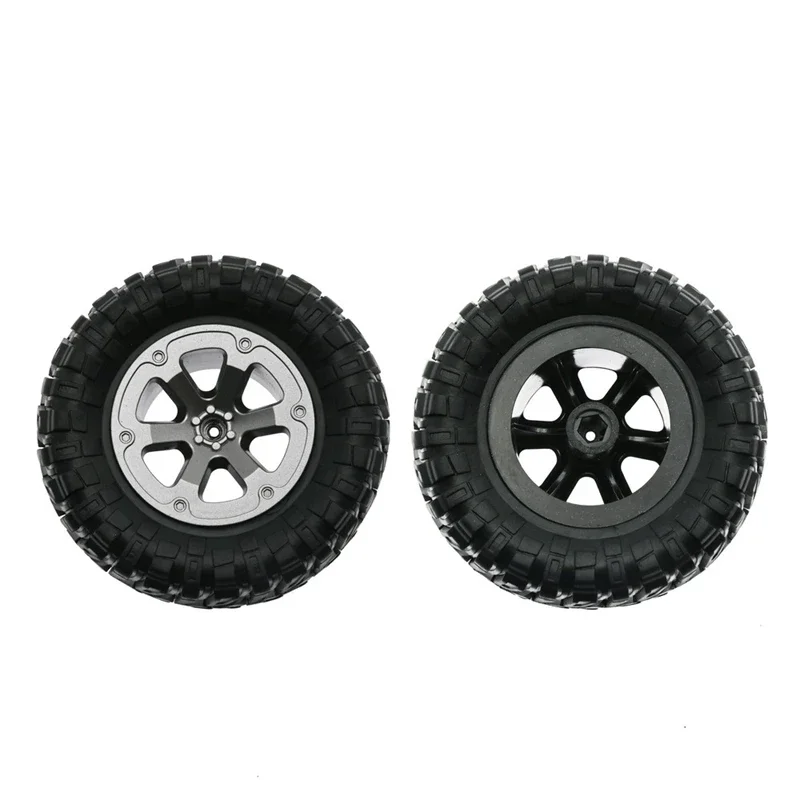 for WPL C14 C24 B24 B36 MN D90 MN-90 MN99S FY003 FY004 RC Car Upgrade Parts Accessories 4Pcs 73mm Tire Tyre Wheel