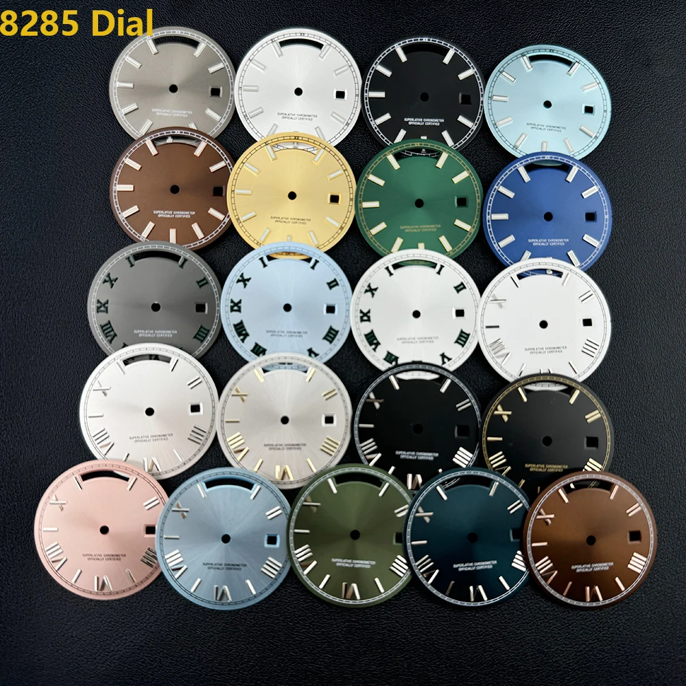 

NEW 8285 Dial watch dial Roman dial man watch suitable for Miyota8285 movement watch accessories