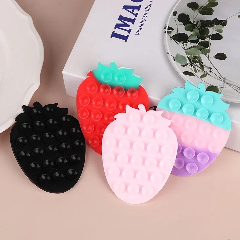 Strawberry Suction Cup Mobile Phones Sucker Support Mount Portable Phone Stand Universal Phone Fixed Pad Car Navigation Bracket