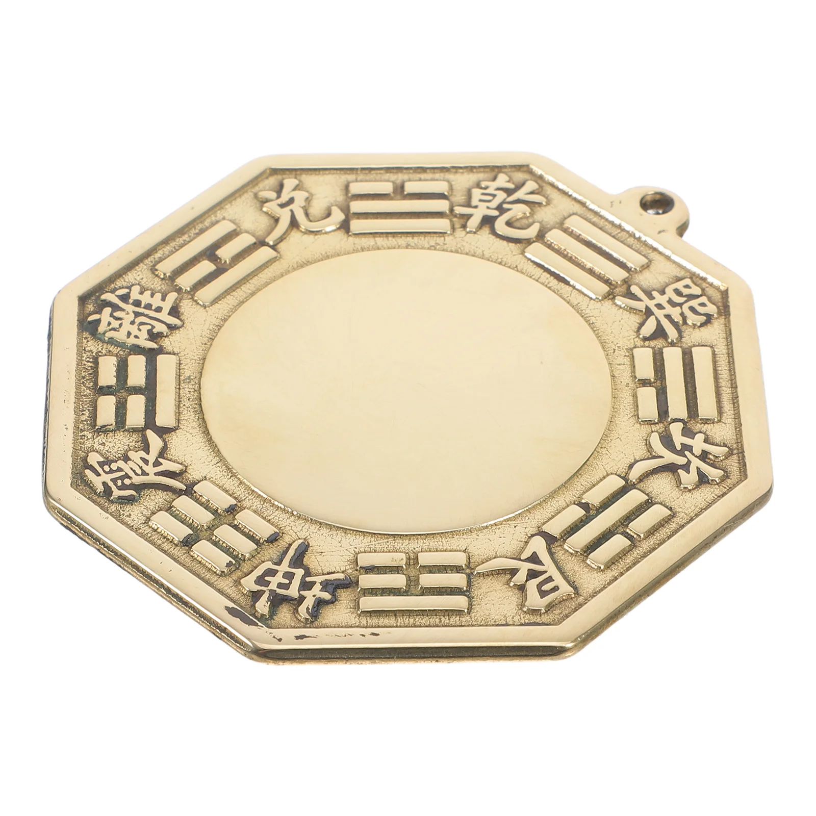 

Bagua Mirror Feng Shui Convex Brass Wall Hanging Traditional Chinese Lucky Ornament for Living Room Office Home