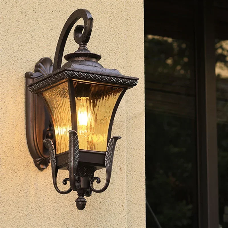 Villa Community European-style Outdoor Wall Light Waterproof Thickening High-grade Wall Light Aisle Balcony Stairs Wall Light - view 3