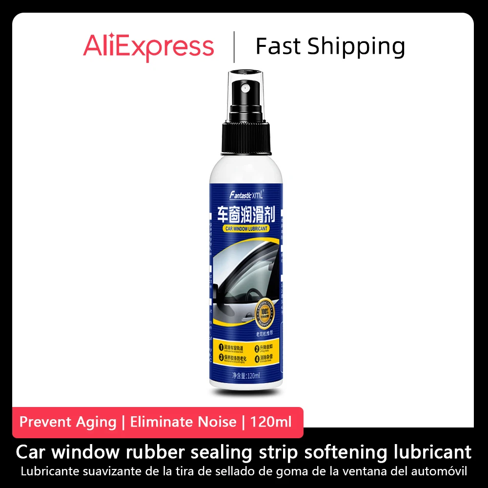 

120mL Rubber Sealing Strip Belt Softening Car Door Noise Cancellation Window Lubricant Car-styling Auto Maintenance