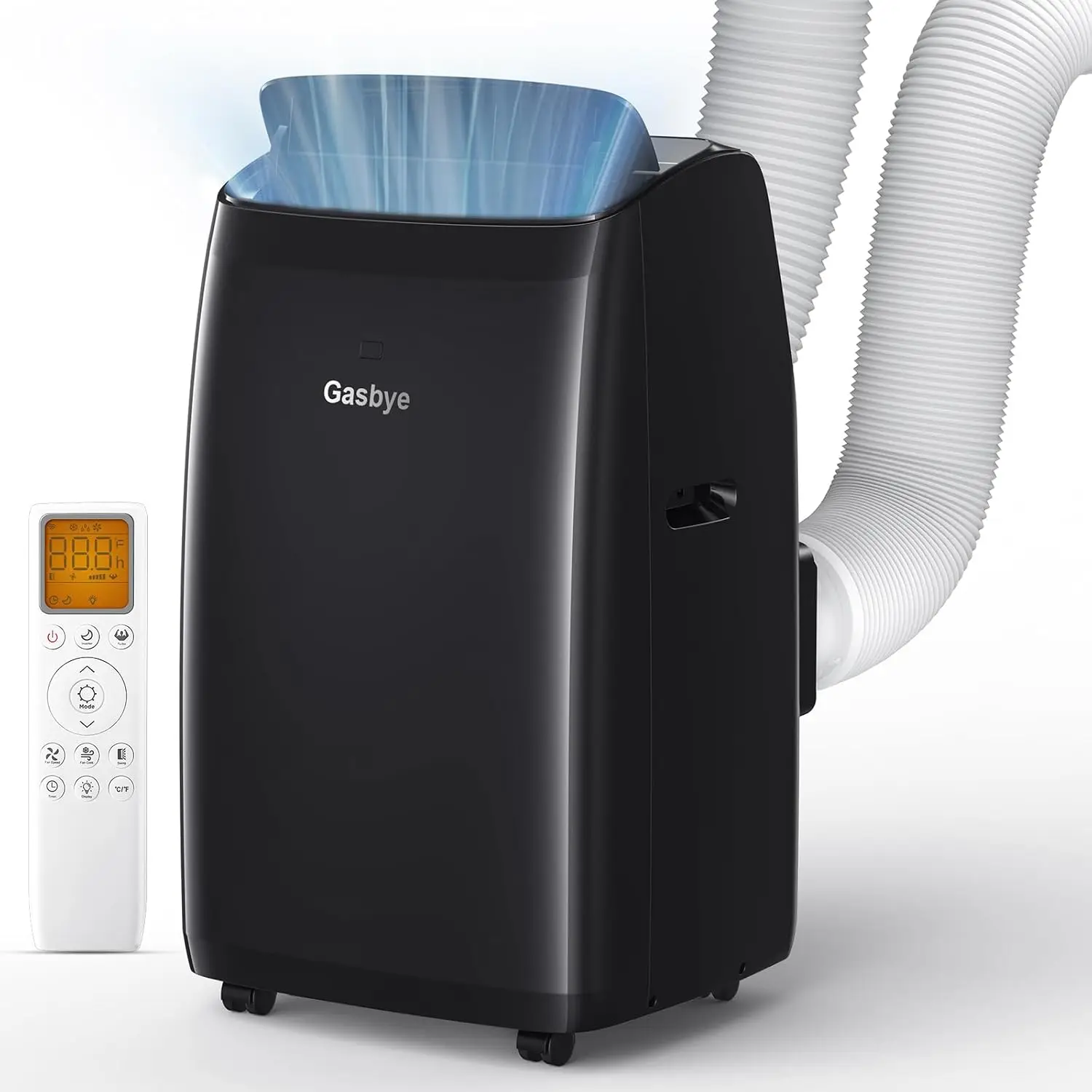 Dual Hose Portable Air Conditioner, [2026 Upgraded] Full DC Inverter Compressor, Energy-Saving 13.6 CEER, Low Noise (45dB), Cool