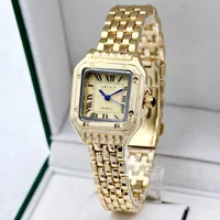 New Women Watch Light Luxury Brand Business Gold Stainless Steel Ladies Fashion Quartz Watches Female Clock Bracelet Wristwatch 3
