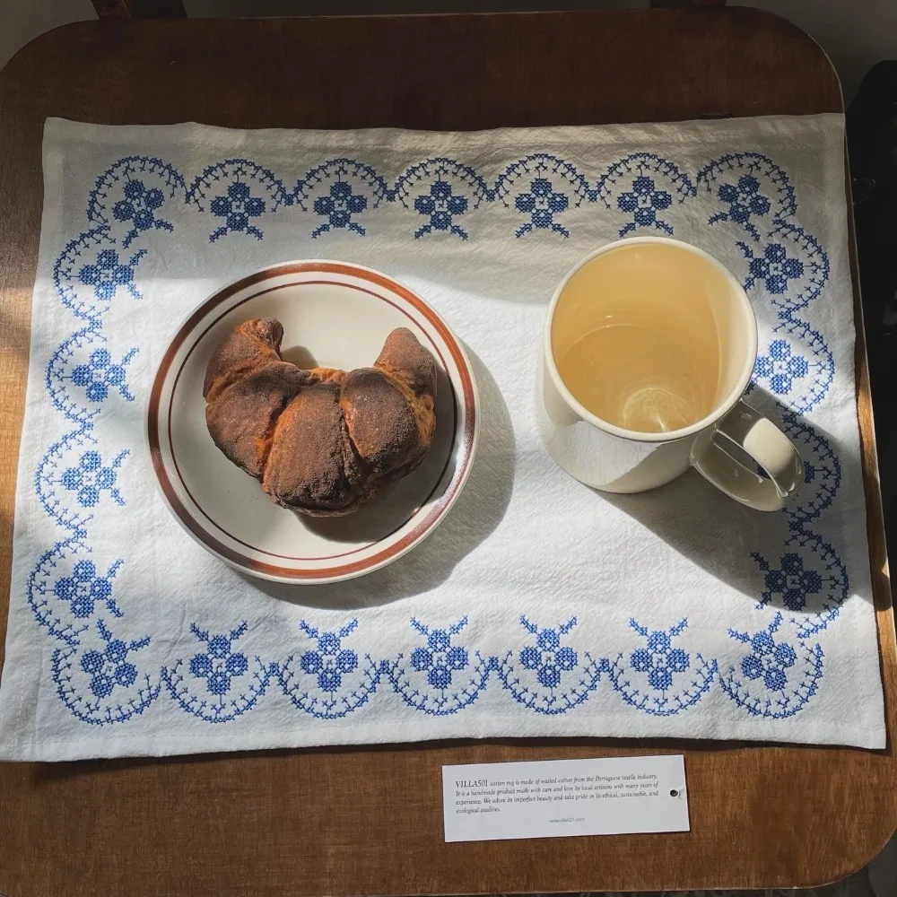 القطن الخالص الرجعية التطريز وجبة حصيرة مربع 29*37 سنتيمتر الجدول منديل رائعة مريحة سطح المكتب الديكور حصيرة الغذاء التصوير #3