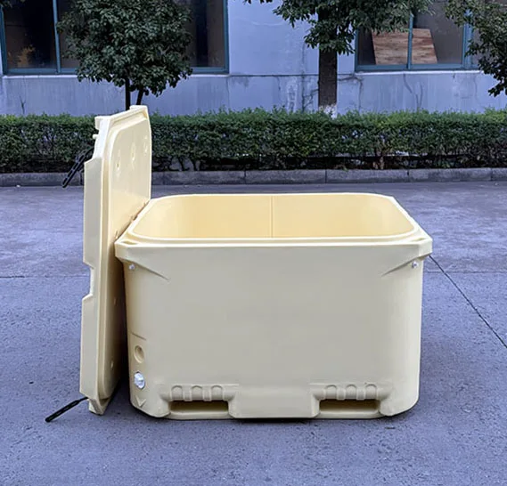 Resistant Heavy Duty Modern LLDPE Plastic Pallet Container Wheels Logistics Handling Stacking Storage